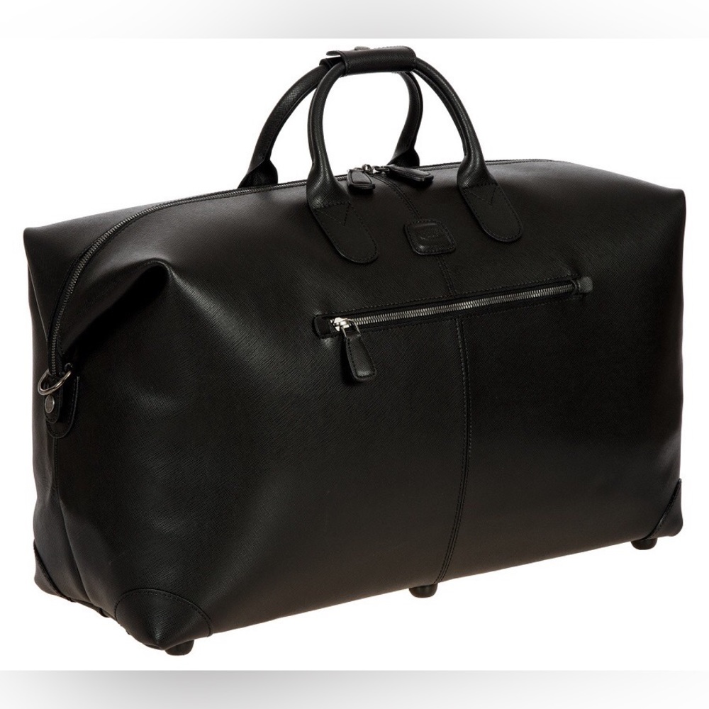 Bric’s Leather Weekender Bag in Black